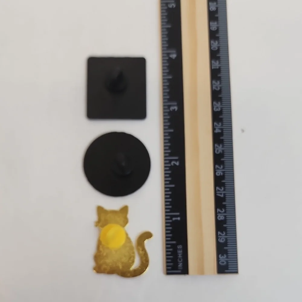 Low On Spoons Cat Enamel Pin Set Coffee Cats Cute Calico Retro Pins
